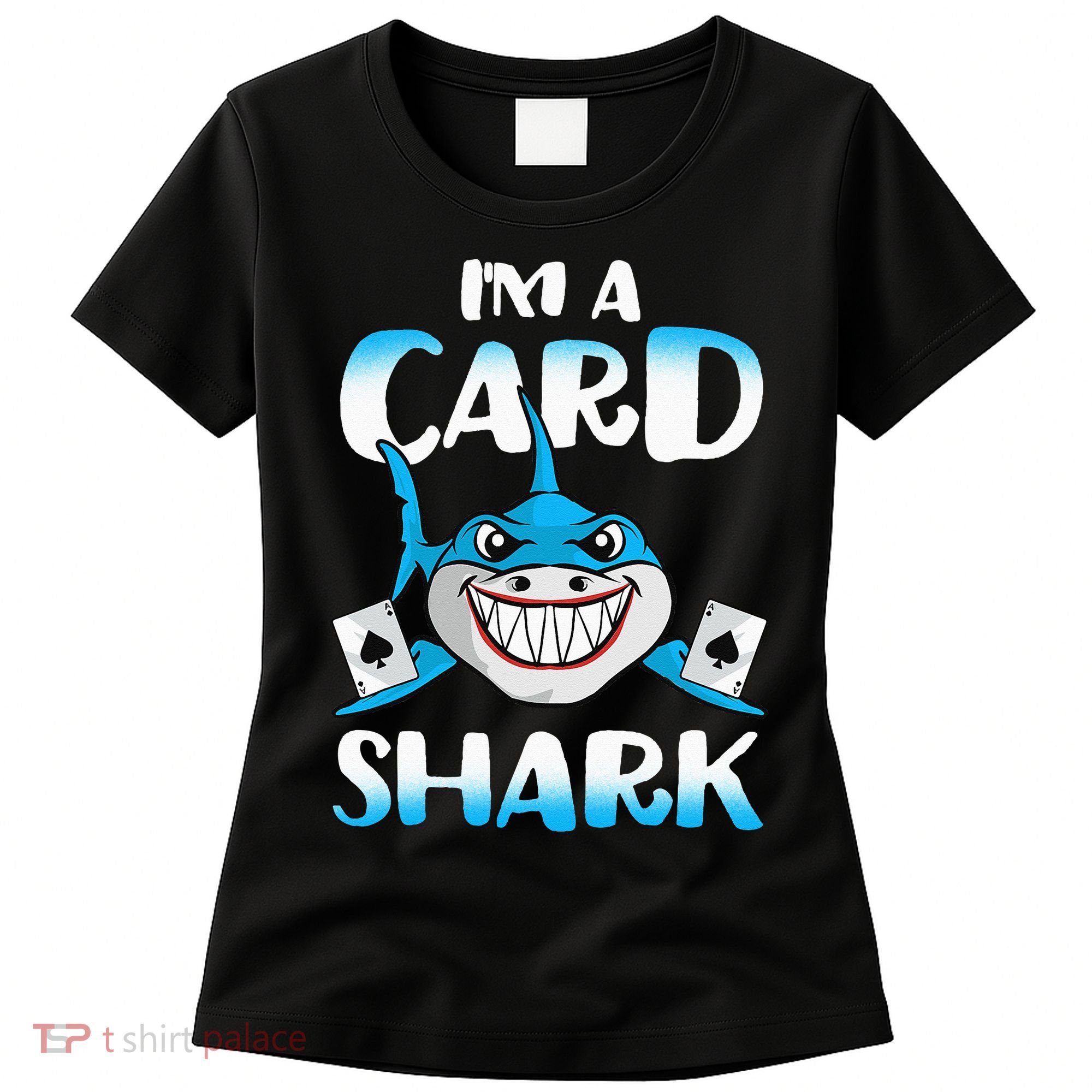 Poker Card Shark Casino Gamble Beach Women's T-Shirt