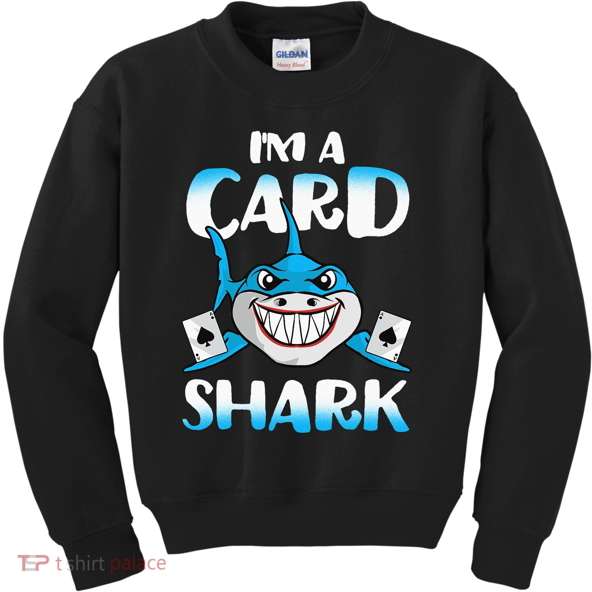 Poker Card Shark Casino Gamble Beach Kids Sweatshirt