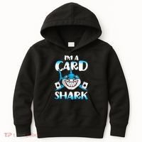Poker Card Shark Casino Gamble Beach Kids Hoodie thumb 0