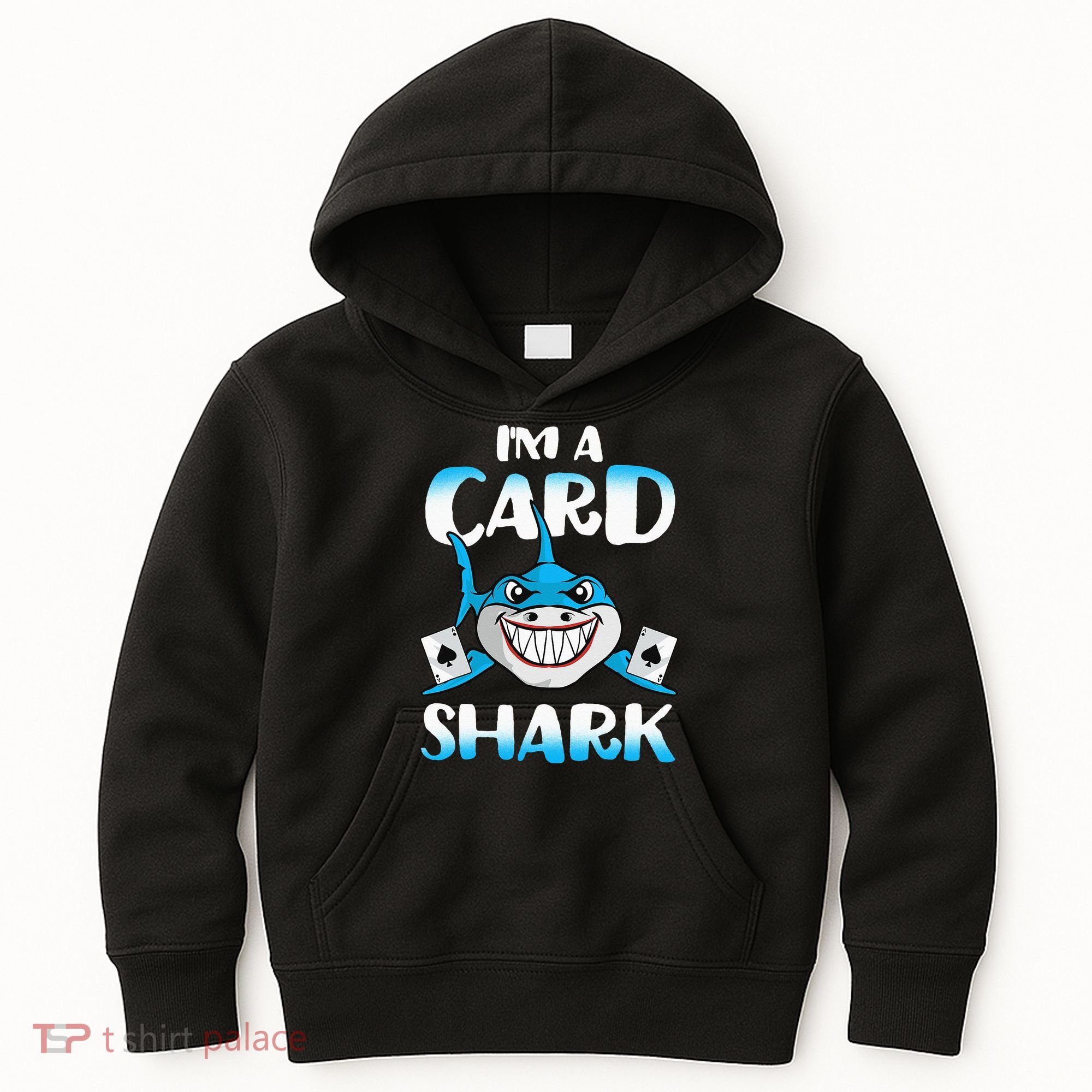 Poker Card Shark Casino Gamble Beach Kids Hoodie