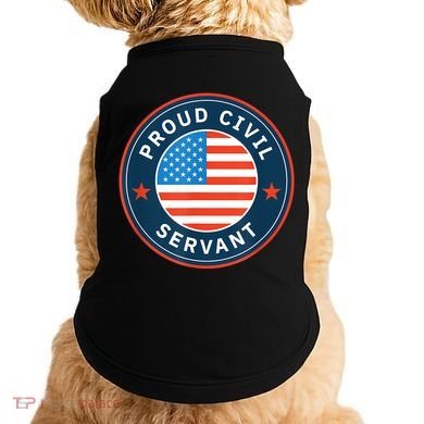 Proud Civil Servant Support Federal Workers Doggie Tank