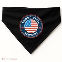 Proud Civil Servant Support Federal Workers USA-Made Doggie Bandana thumb 0