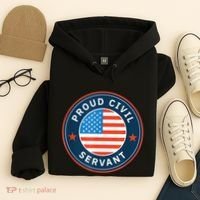 Proud Civil Servant Support Federal Workers Hoodie thumb 4