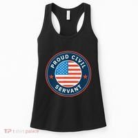 Proud Civil Servant Support Federal Workers Women's Tank Top thumb 0