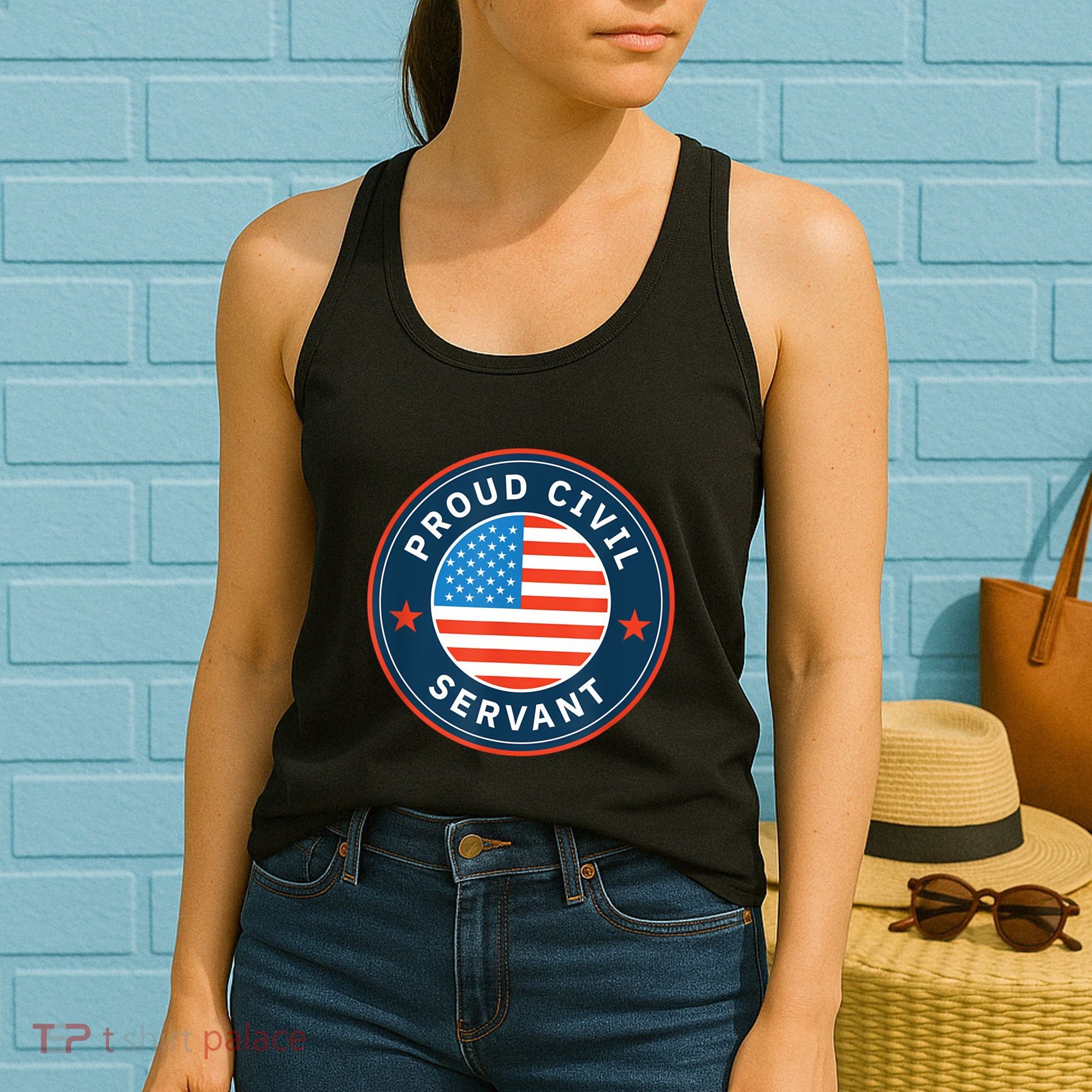 Proud Civil Servant Support Federal Workers Women's Tank Top