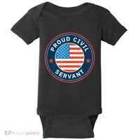 Proud Civil Servant Support Federal Workers Baby Bodysuit thumb 0