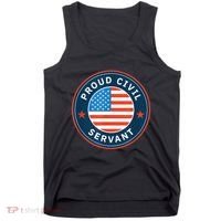 Proud Civil Servant Support Federal Workers Tank Top thumb 0