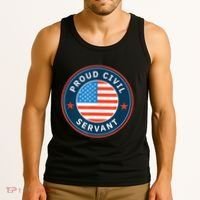 Proud Civil Servant Support Federal Workers Tank Top thumb 3
