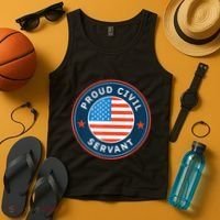 Proud Civil Servant Support Federal Workers Tank Top thumb 4