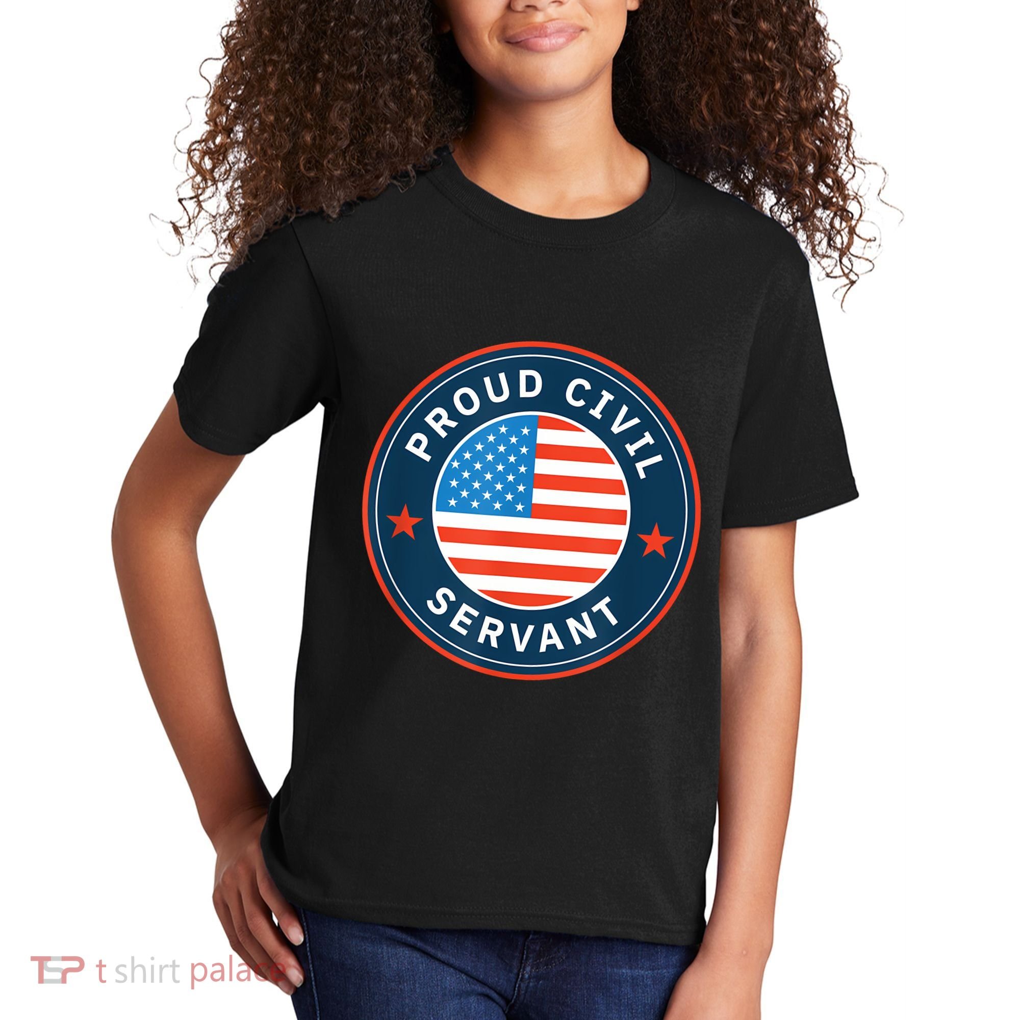 Proud Civil Servant Support Federal Workers Kids T-Shirt