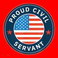 Proud Civil Servant Support Federal Workers Santa Hat thumb 1