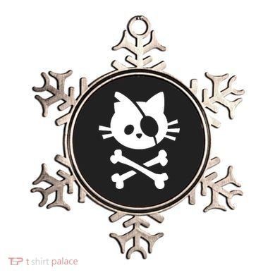 Pirate Cat Skull Cat Ornament
