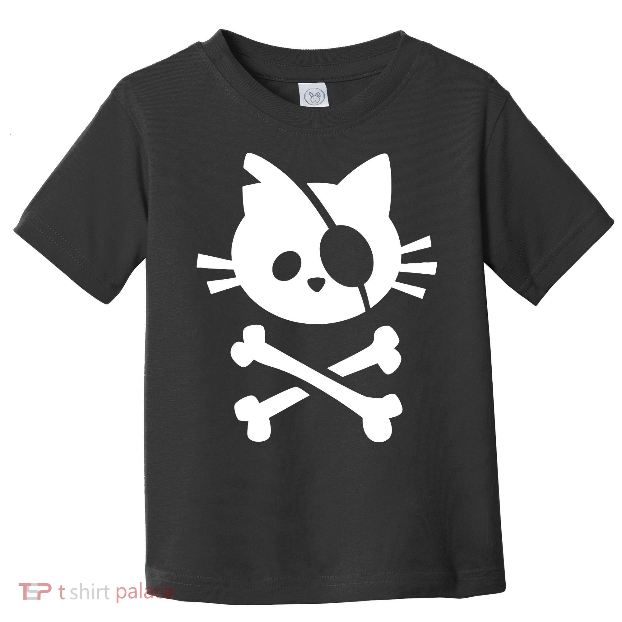 Pirate Cat Skull Cat Toddler T-Shirt