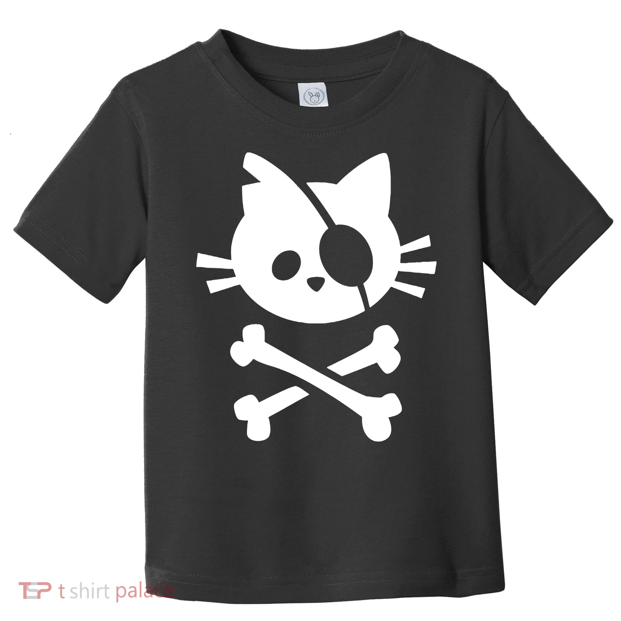 Pirate Cat Skull Cat Toddler T-Shirt