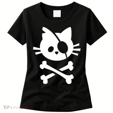 Pirate Cat Skull Cat Women's T-Shirt