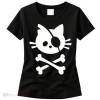 Pirate Cat Skull Cat Women's T-Shirt thumb 0