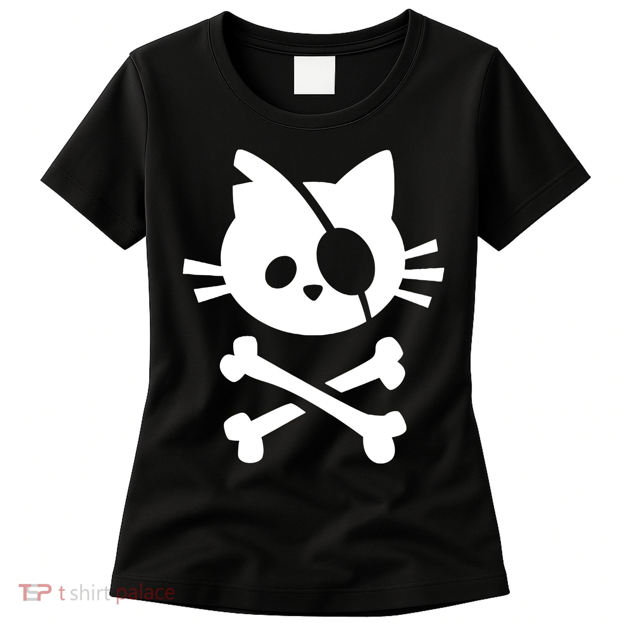 Pirate Cat Skull Cat Women's T-Shirt