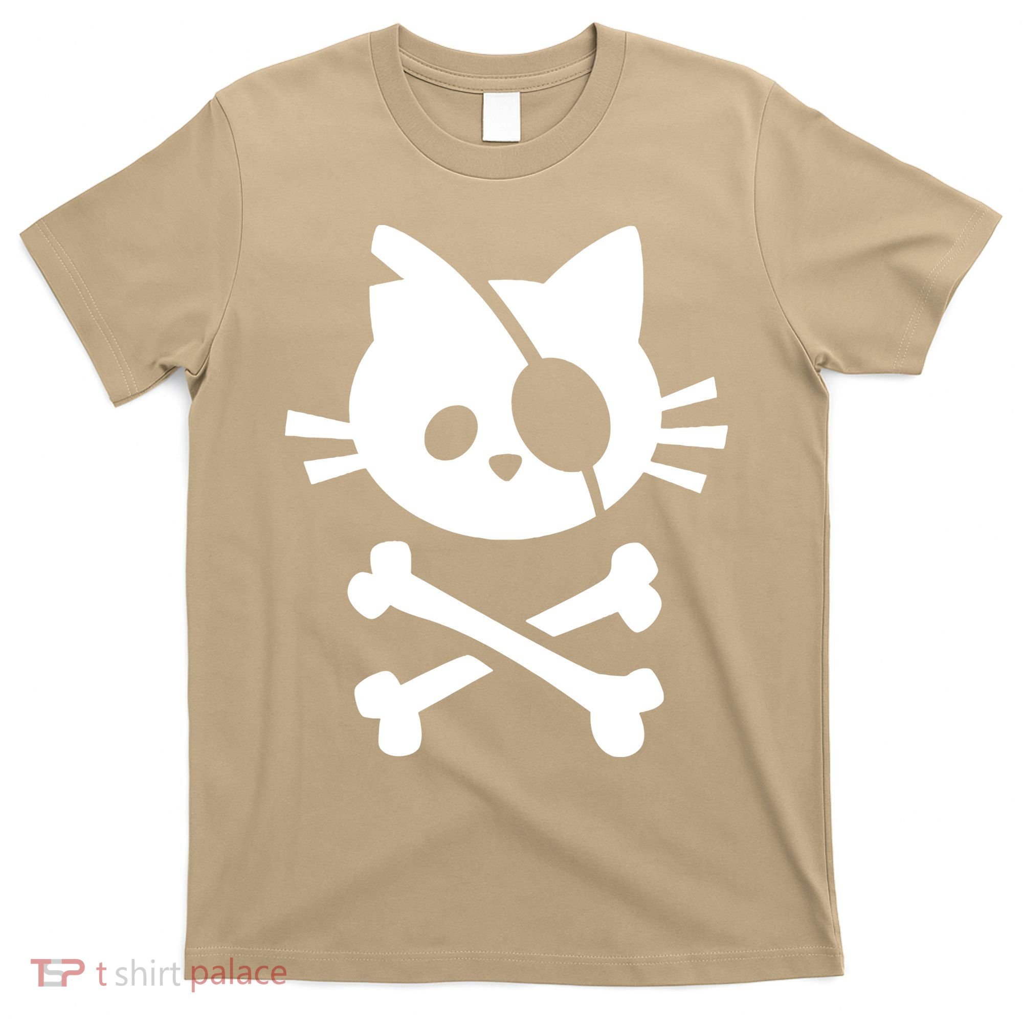 Pirate Cat Skull Cat T-Shirt