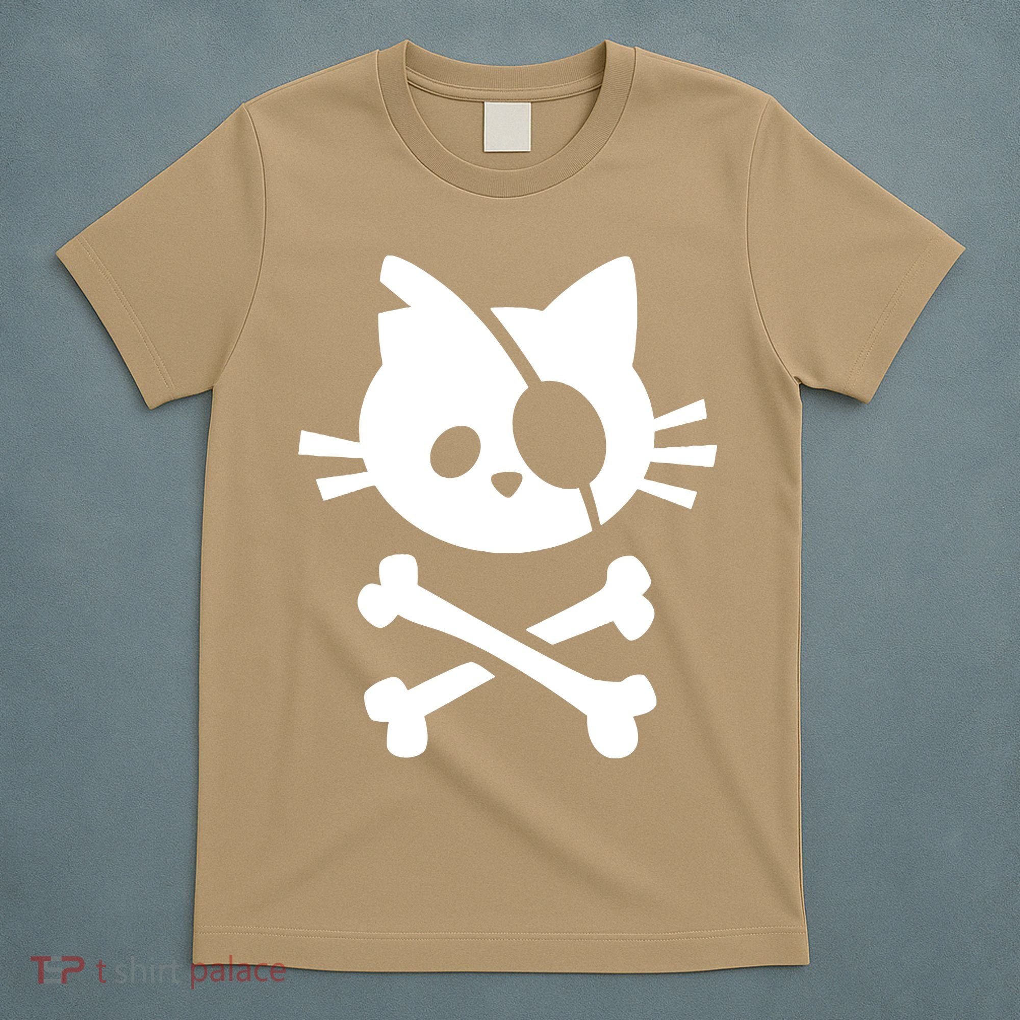 Pirate Cat Skull Cat T-Shirt