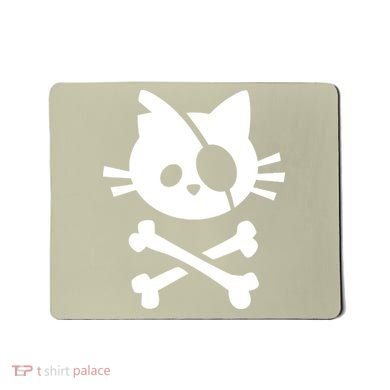 Pirate Cat Skull Cat Mousepad
