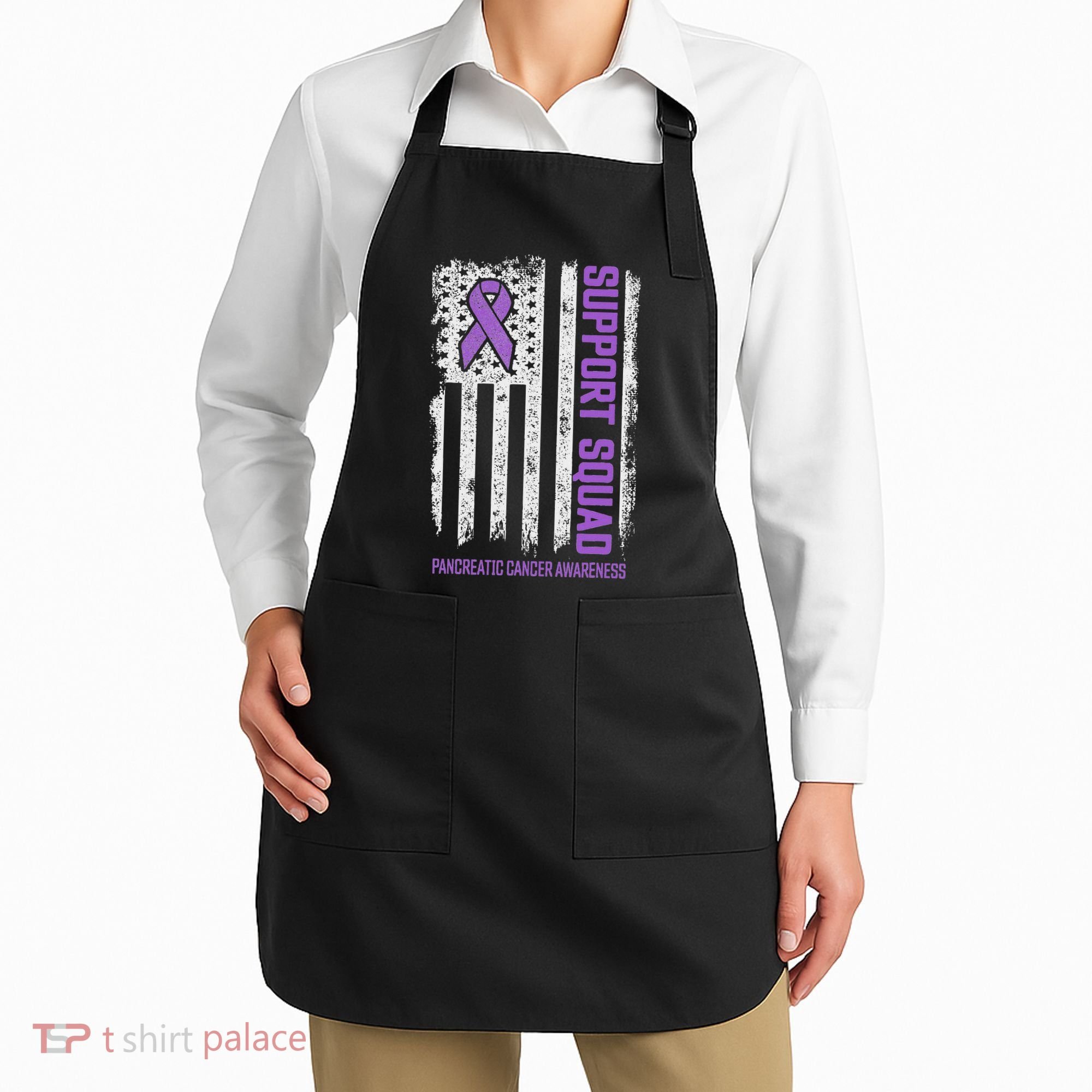 Pancreatic Cancer Support Squad Pancreatic Cancer Awareness Apron