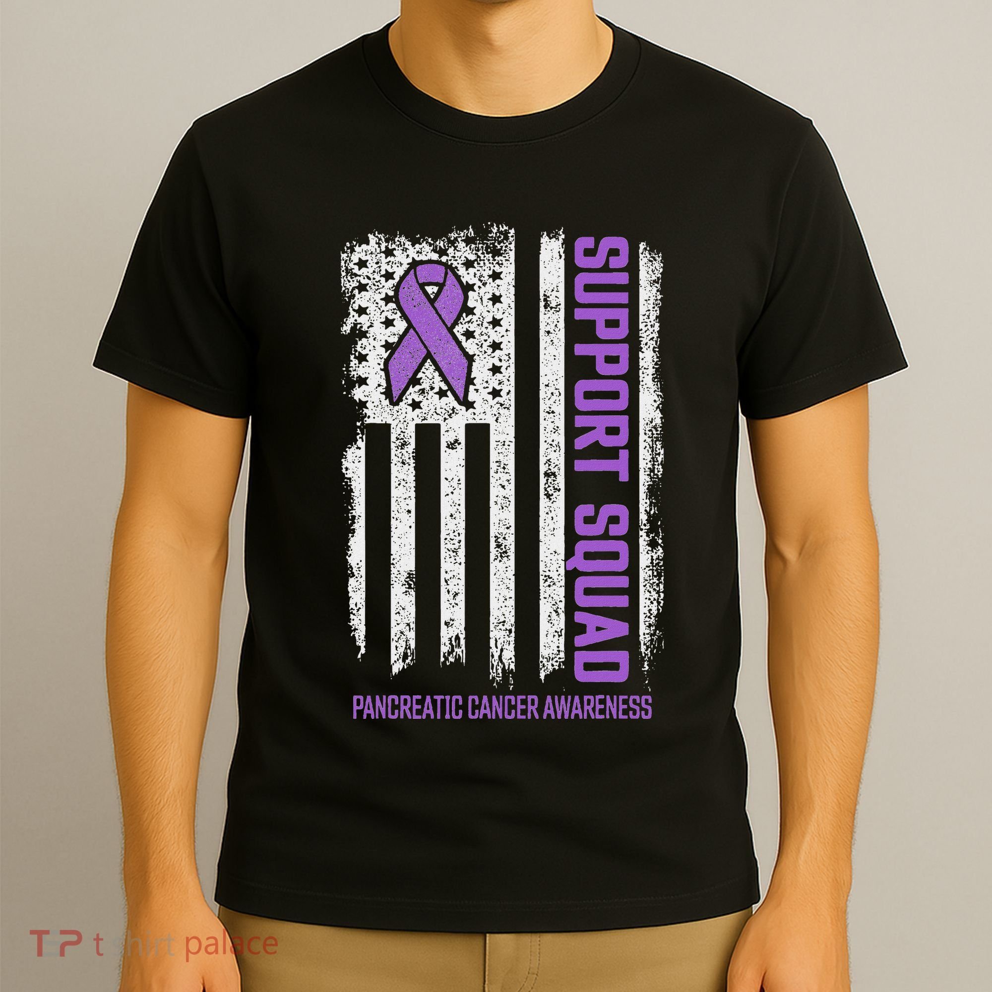 Pancreatic Cancer Support Squad Pancreatic Cancer Awareness T-Shirt