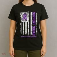 Pancreatic Cancer Support Squad Pancreatic Cancer Awareness T-Shirt thumb 4