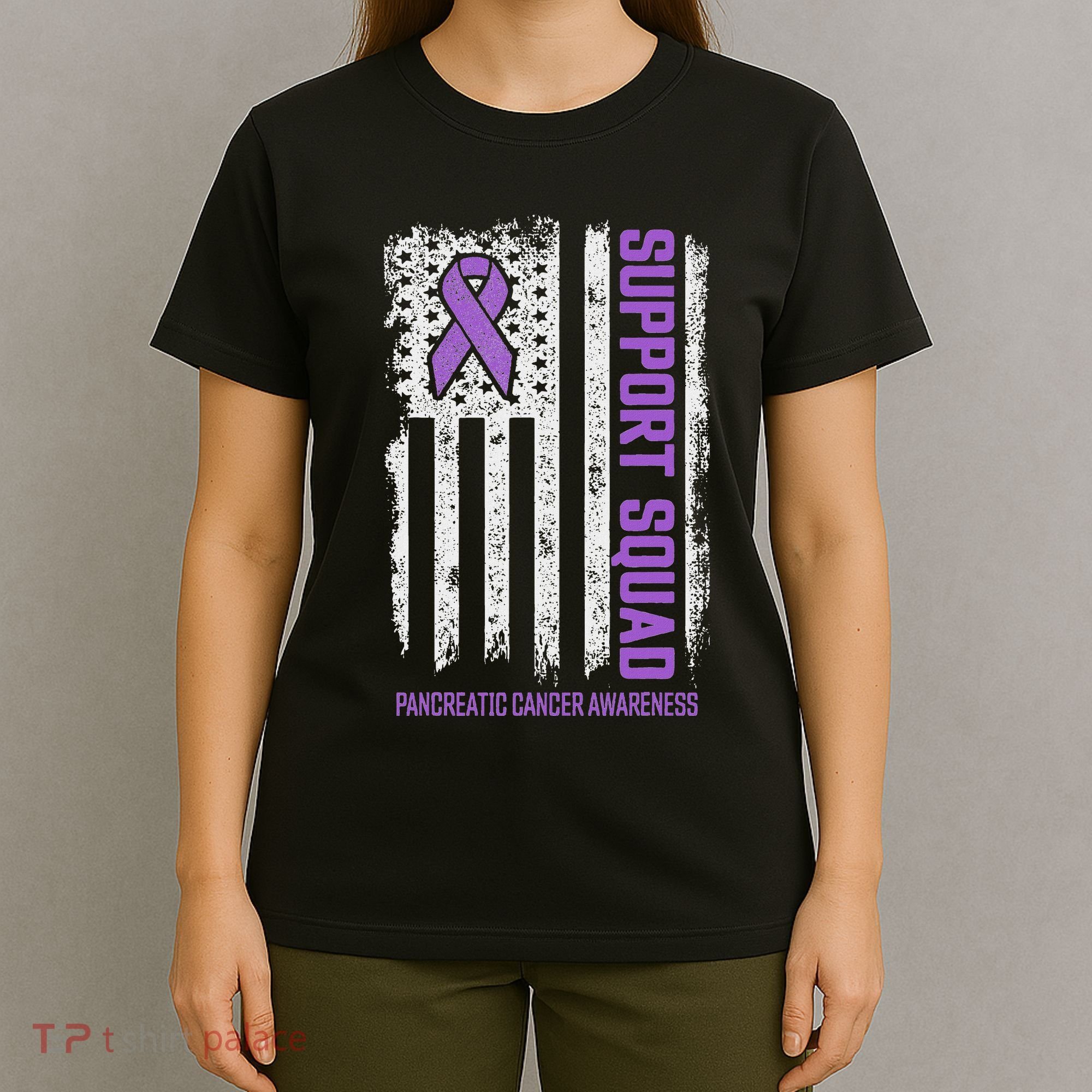 Pancreatic Cancer Support Squad Pancreatic Cancer Awareness T-Shirt