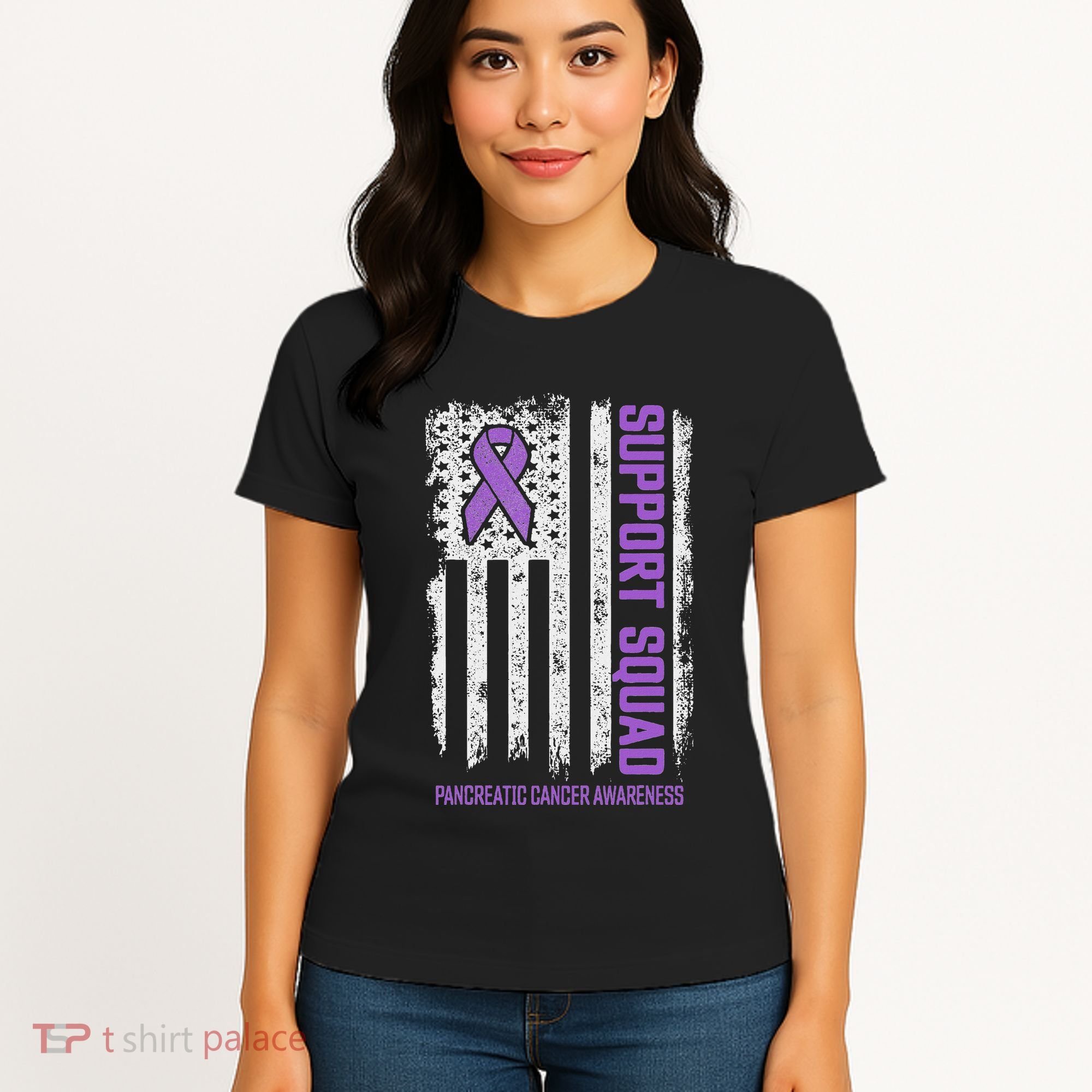Pancreatic Cancer Support Squad Pancreatic Cancer Awareness Women's T-Shirt