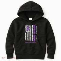 Pancreatic Cancer Support Squad Pancreatic Cancer Awareness Kids Hoodie thumb 0