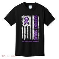 Pancreatic Cancer Support Squad Pancreatic Cancer Awareness Kids T-Shirt thumb 0