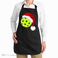 Pickleball Christmas Sana Hat Apron thumb 2