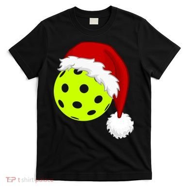 Pickleball Christmas Sana Hat T-Shirt