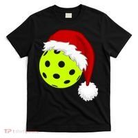 Pickleball Christmas Sana Hat T-Shirt thumb 0