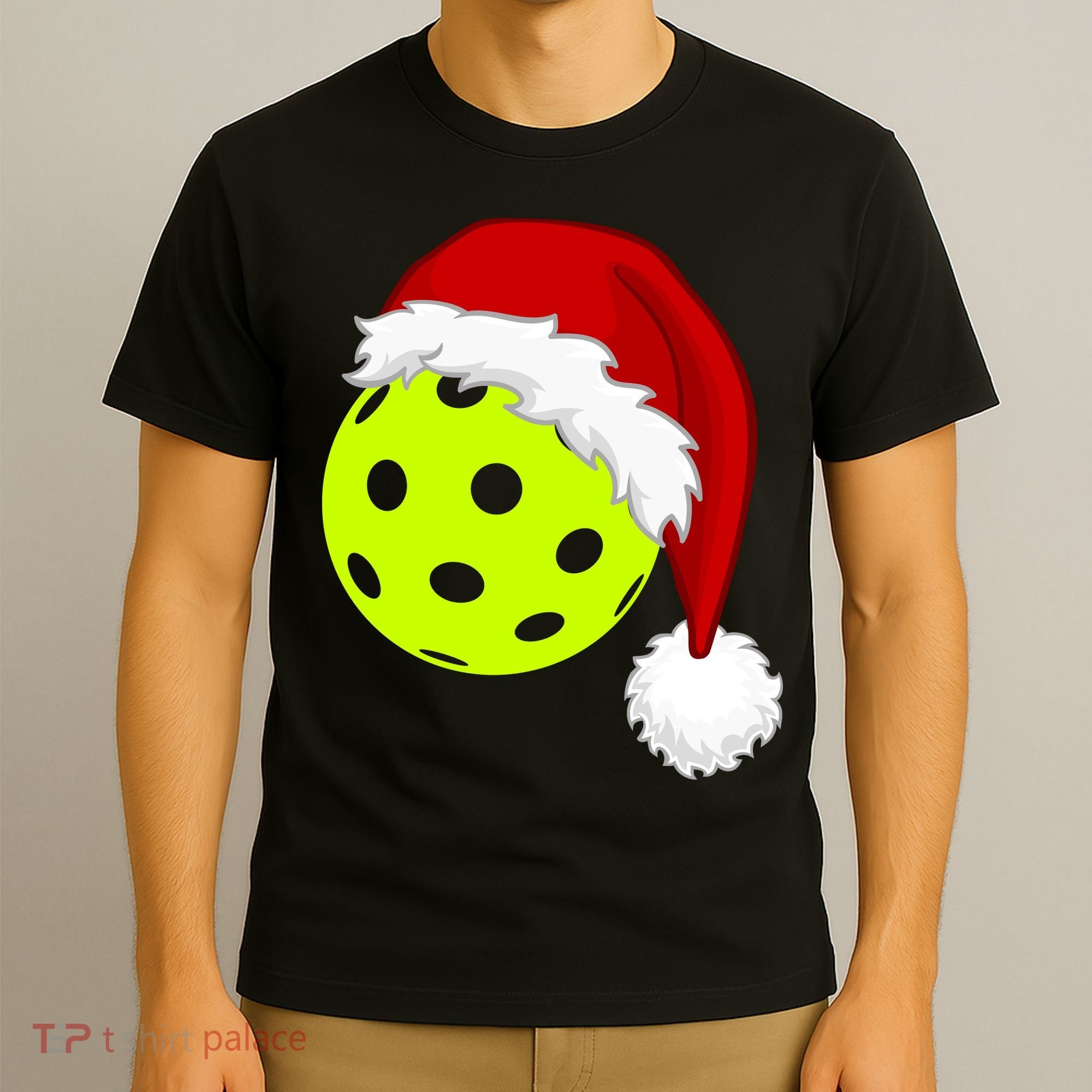 Pickleball Christmas Sana Hat T-Shirt
