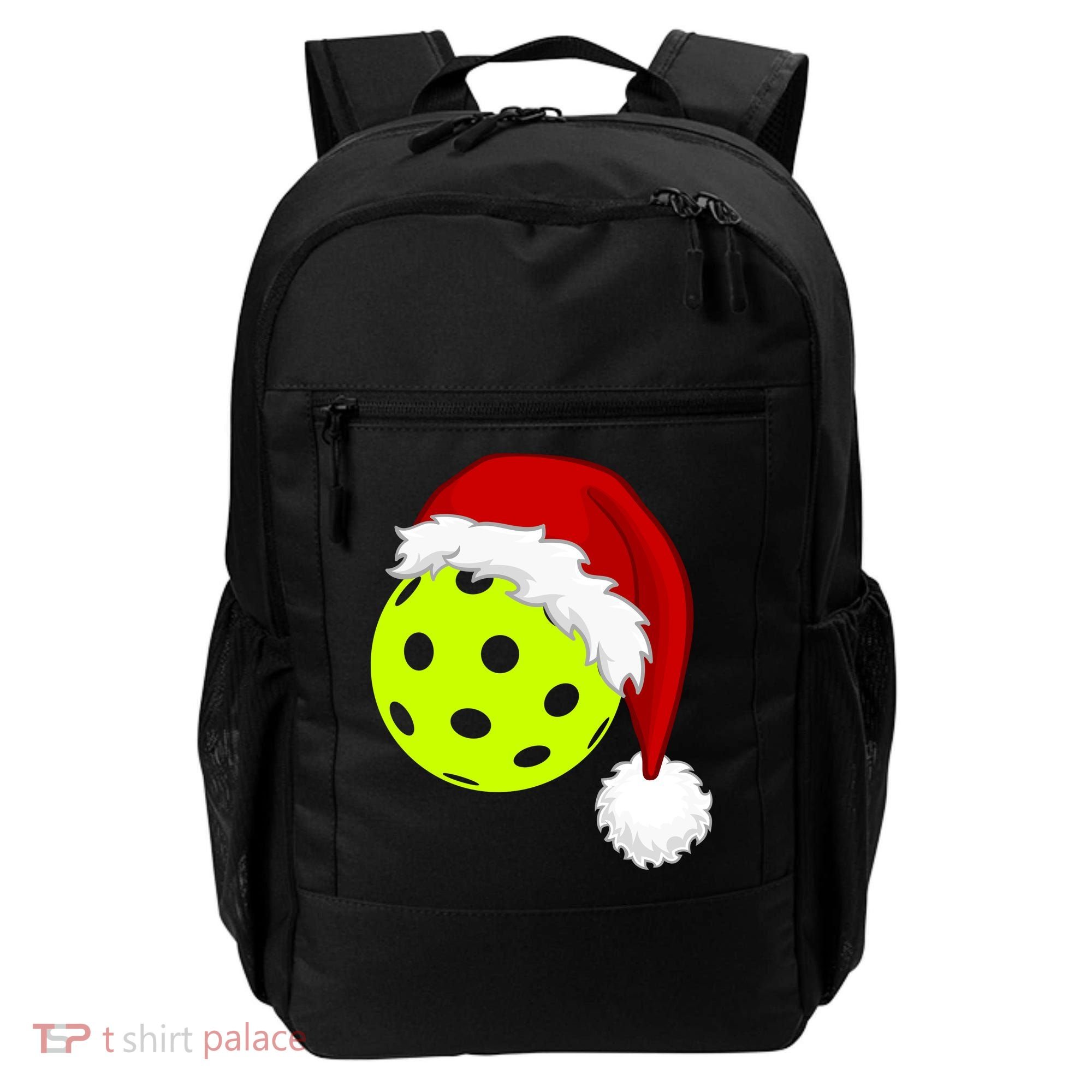 Pickleball Christmas Sana Hat Backpack