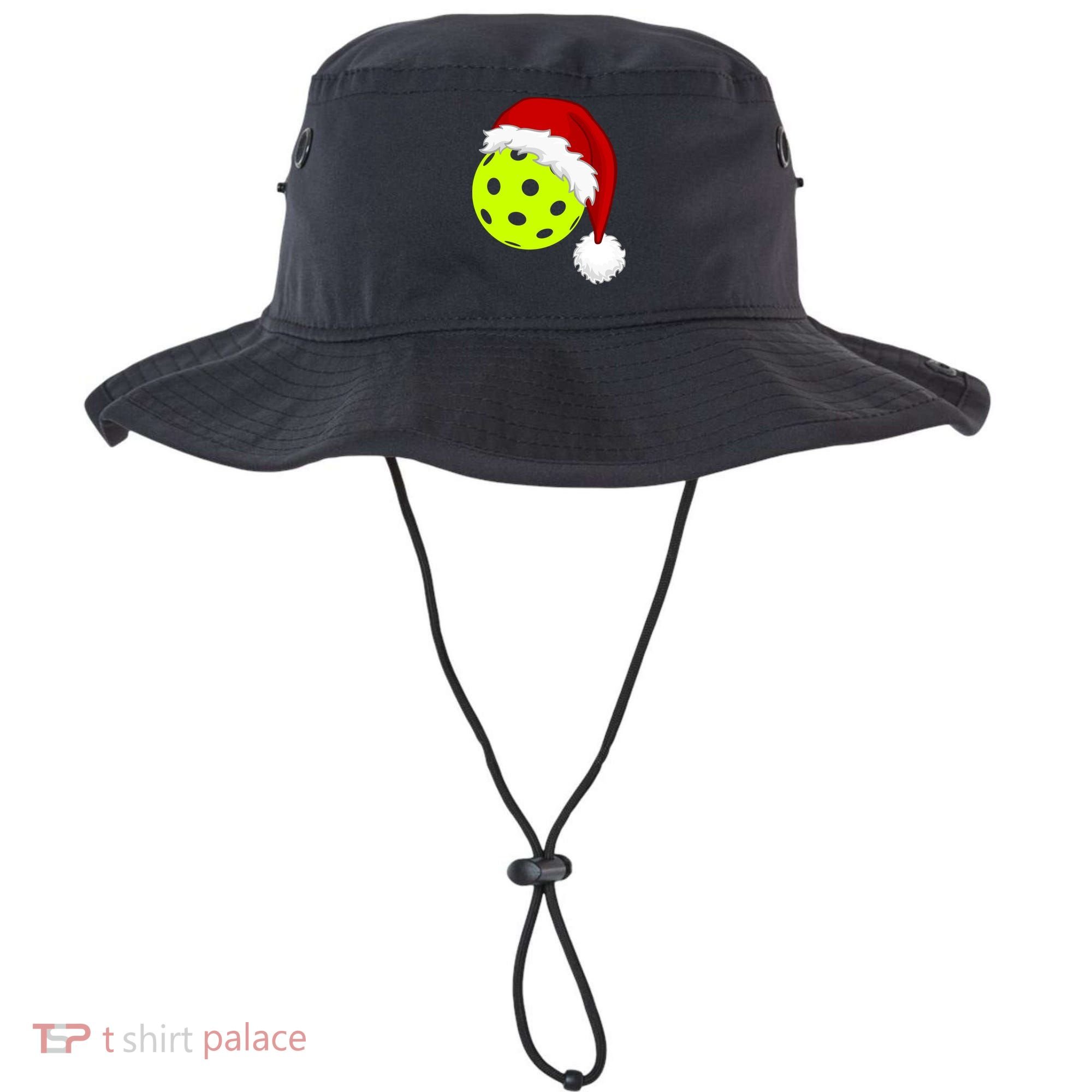 Pickleball Christmas Sana Hat Bucket Hat