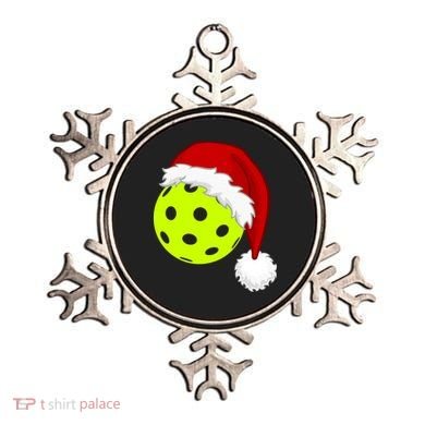 Pickleball Christmas Sana Hat Ornament