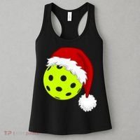 Pickleball Christmas Sana Hat Women's Tank Top thumb 3