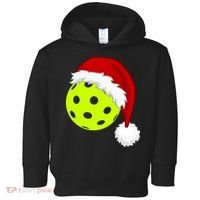 Pickleball Christmas Sana Hat Toddler Hoodie thumb 0