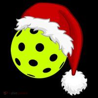 Pickleball Christmas Sana Hat Toddler Hoodie thumb 2