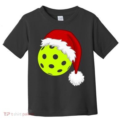 Pickleball Christmas Sana Hat Toddler T-Shirt