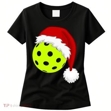Pickleball Christmas Sana Hat Women's T-Shirt