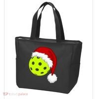 Pickleball Christmas Sana Hat Tote Bag thumb 3