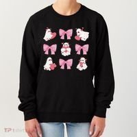 Pink Coquette Spooky Girly Halloween Women's Sweatshirt thumb 0
