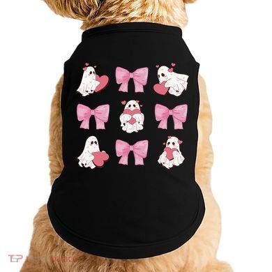 Pink Coquette Spooky Girly Halloween Doggie Tank