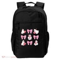 Pink Coquette Spooky Girly Halloween Backpack thumb 0