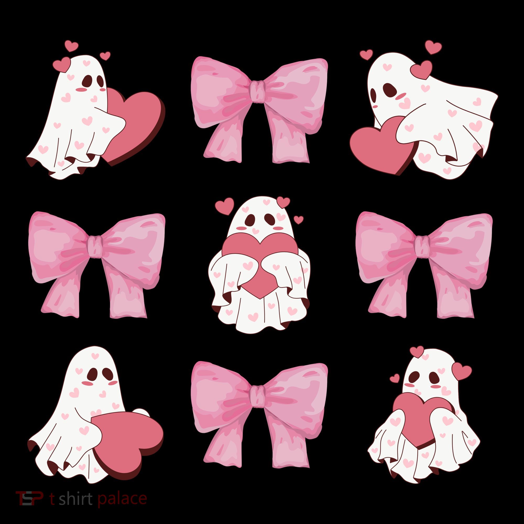 Pink Coquette Spooky Girly Halloween Bucket Hat