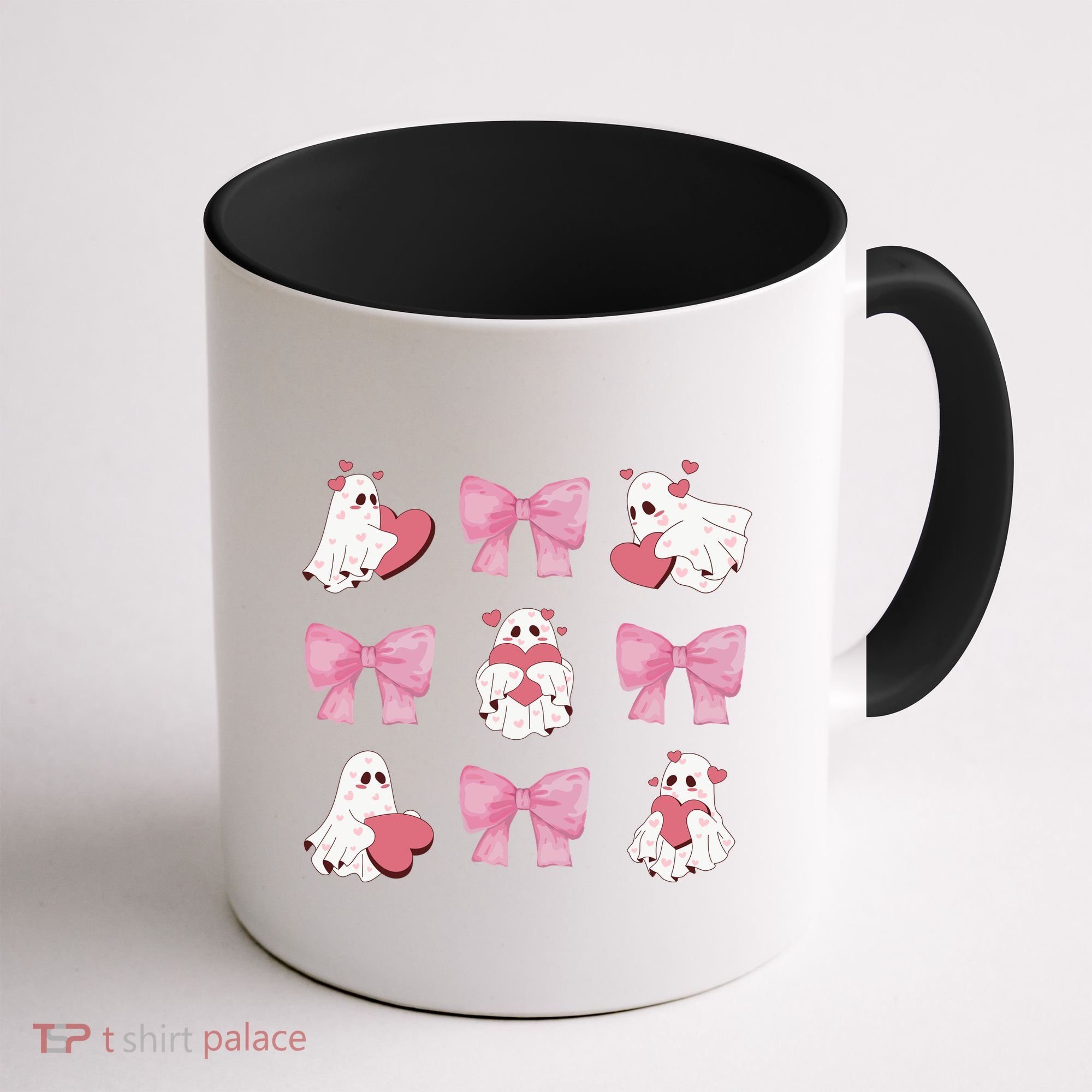 Pink Coquette Spooky Girly Halloween Coffee Mug