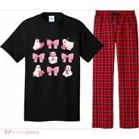 Pink Coquette Spooky Girly Halloween Pajama Set thumb 0